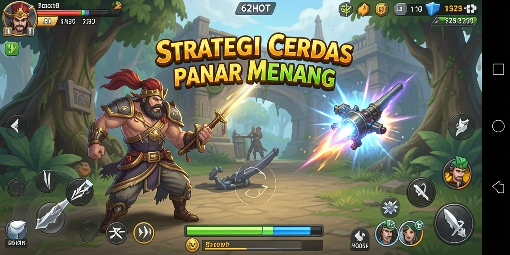 Screenshot gameplay 62HOT yang menunjukkan strategi dalam aksi.