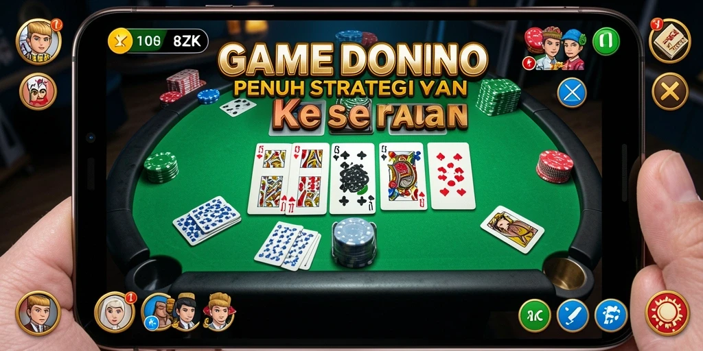 Tampilan menarik dari gameplay domino 8ZK yang mengasyikkan.