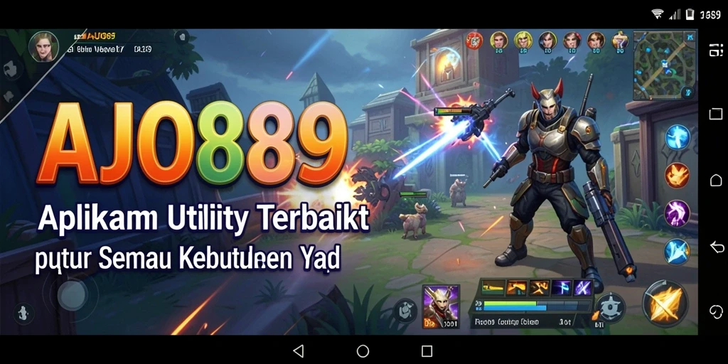 Tampilan antarmuka intuitif aplikasi AJO89 untuk manajemen tugas.