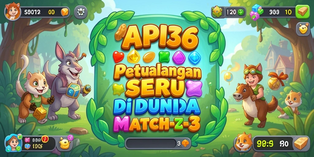 Screenshot gameplay API36 yang penuh warna dan tantangan menarik.