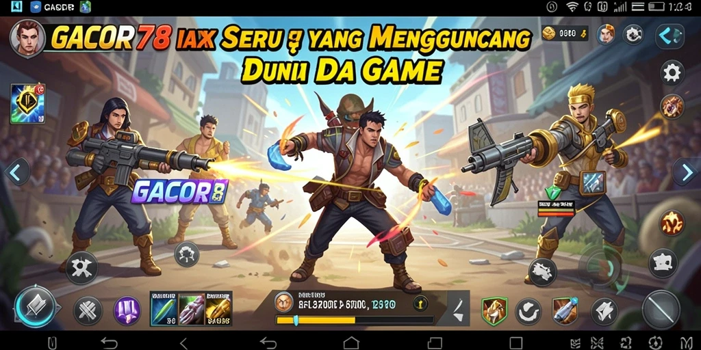 Tampilan gameplay GACOR78 yang penuh aksi seru.