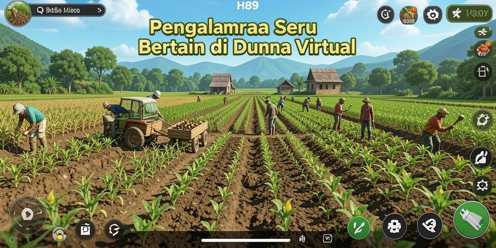 Gameplay seru H89 dengan berbagai aktivitas bertani yang menantang.