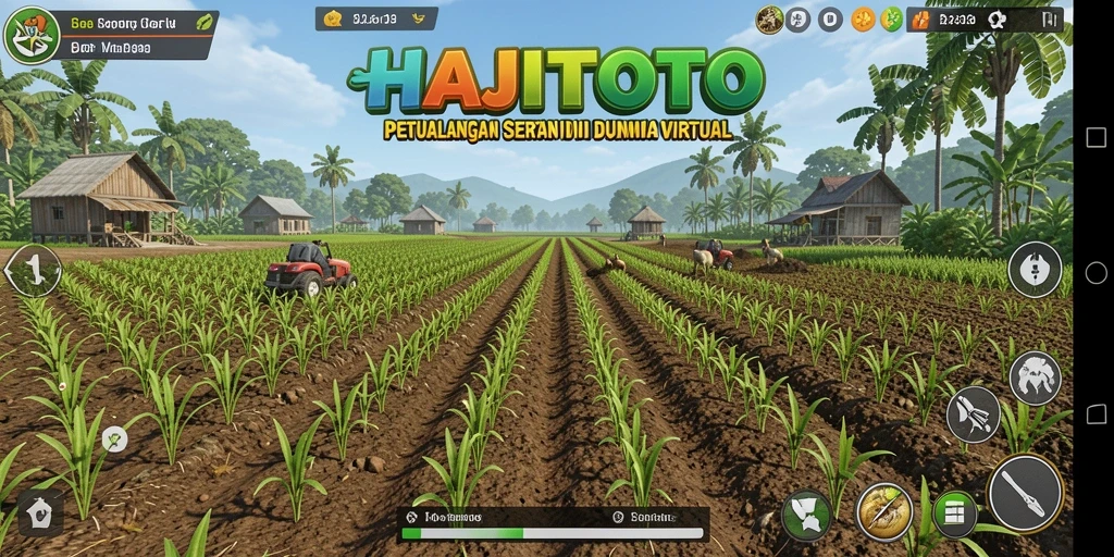 Gameplay seru di HAJITOTO dengan aktivitas bertani yang menyenangkan.