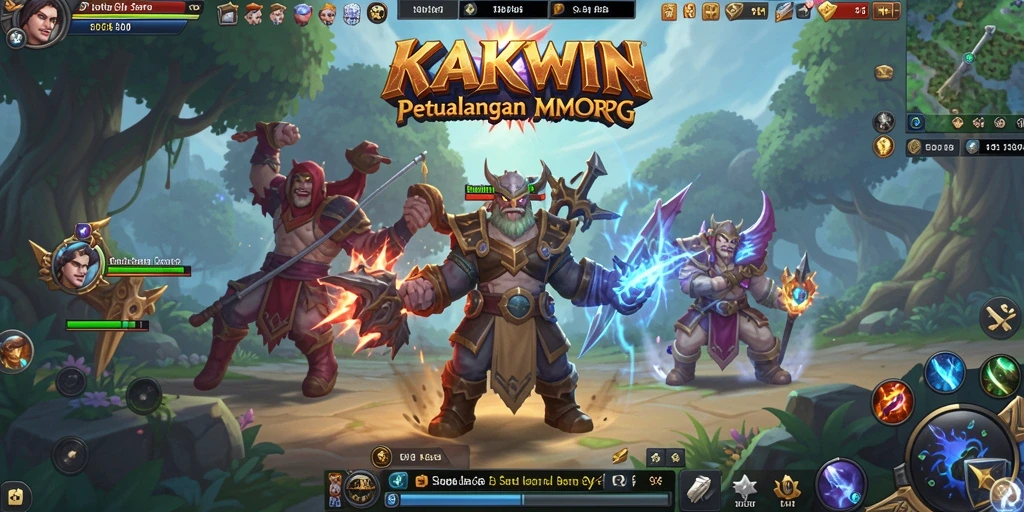 Tampilan gameplay memukau dari KAKWIN yang menunjukkan aksi seru.