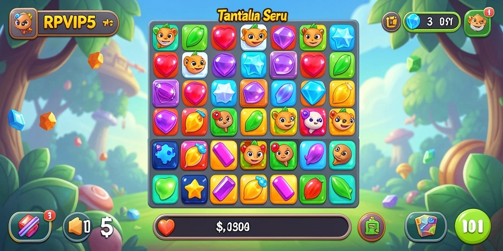 Tampilan gameplay RPVIP5 yang penuh warna dan menarik.