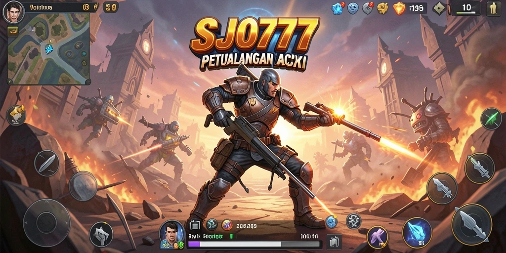 Tampilan luar biasa dari gameplay ARPG SJO777 yang menampilkan pertarungan epik.