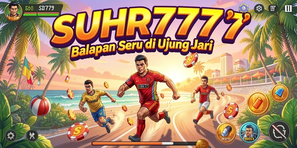 Tampilan gameplay menarik dari balapan di SUHU777.