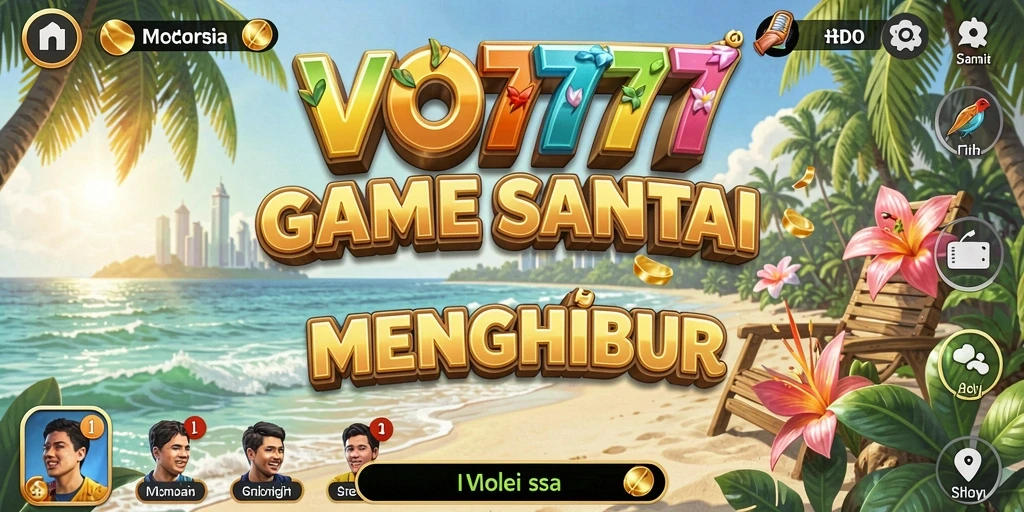 Screenshot utama VO777 menampilkan gameplay santai yang menghibur.